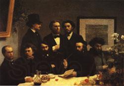 Henri Fantin-Latour Around the Table Norge oil painting art